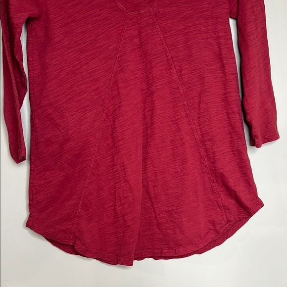 Mododoc 3/4 Sleeve Shirt XS Red - Picture 3 of 8